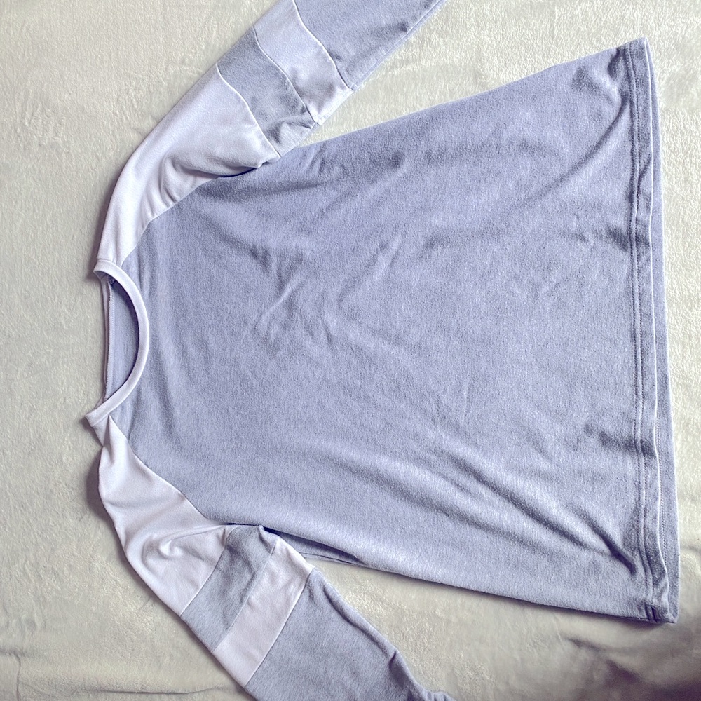 Long sleeve striped shirt large